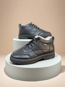 Herren Neue Utility Schuhe, Niedrig, Dicke Sohle, Lässig Lederschuhe, Bequem, Weich, Lässig Schuhe, Schnürung, Importiert, Kochschuhe, Business-Casual Schnürlederschuhe für Herren