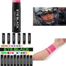 HOT PINK EYE BLACK STICK, Anti-Glare Eyeblack For Baseball Football Softball Lacrosse Hockey, Sweat-Proof Eye Black Grease Paint, Smooth & Long , Rich Full Coverage Color(Default) - Type1 - View 1