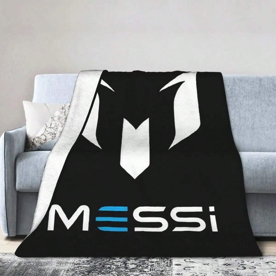 Argentina Number 10 Football Soccer Blanket Flannel Decoration Messied Portable Warm Throw Blanket For Home Couch Bedding Throws1 (1).Jpg - trắng - Xem 1