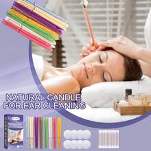 Aromatherapy Ear Candle Gentle Ear Cleaning Care Relaxation Multi-Color Ear Candle Set - 1 - 查看 1