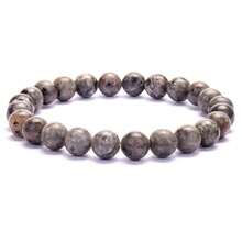 1pc 6mm, 8mm, 10mm Natural Stone Beaded Bracelet, Agate, Sparkling Stone, African Turquoise, Etc. Healing Stone Bracelet, Layerable Boho Style Fashion Jewelry For Women