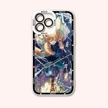 Phone Case Covercompatible With  14 16 16E 15 13 12 11 Pro Max Plus XR XS X 8 7 SE 2020 Anime  Shockproof Clear Protector Cover,Covercompatible With  17 Case,  17 Pro Case,  17 Pro Max Case