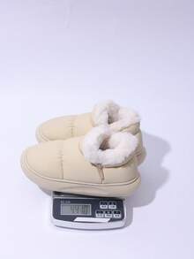 Pantufas Femininas Confortáveis Com Forro De Pelúcia, Pantufas Quentes Para Uso Interno Com Sola Grossa À Prova D'Água, Adequadas Para O Pós-Parto, Inverno