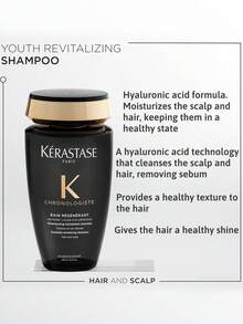 Kérastase Chronologiste Revitalizing Shampoo, 80ml, Promotes Hair Regeneration, Prevents Hair Loss, Nourishes And Repairs, Deep Cleansing, Increases Hair Density, Improves Scalp Health, Strengthens Hair Strands, Revitalizing Shampoo, Hair Care, Anti-Aging - 80ml - View 7