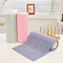 1 Roll/20pcs Reusable Ultra-Soft Microfiber Cleaning Wipes - Highly Absorbent, Machine Washable Kitchen Towels For Dishes, Countertops, Floors - Multi-Purpose Household Cloths, Modern Square Design, Space-Themed Cleaning Supplies, Dish Cloths, Countertop Wipes, Highly Absorbent Fabric