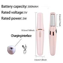 1个可充电电动足部去茧器 - 修脚机，打造光滑柔软的双脚 - 足部磨砂器、锉刀和清洁工具，去除硬皮和皲裂的脚后跟 - 彩色 - 查看 9