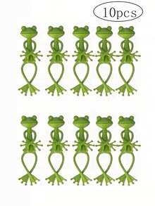 Suporte para plantas Green Frog 2/6/10, suporte para plantas em PP bonito e estável, adequado para vasos pequenos e plantas de granulação, decoração de jardim interno, perfeito para o Natal