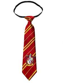 Harry Potter Official Authorized Tie, Hogwarts, Gryffindor, Slytherin, Ravenclau, Hufflepuff, Hand-Tied Badge, Striped Knitted Fashion Tie, Movie Merchandise, British College Style Party Outfit Props, Shirt Accessories, Creative Room Desktop Decorations, Birthday Surprises, Christmas And Halloween Gifts For Family And Friends, Harry Lovell Parent-Child Children's Tie, Suitable For Both Adults And Children - Multicolor - View 4