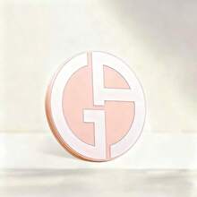 Oglindă pătrată Armani Gold, calitate superioară, logo mare, portabilă, retuș machiaj, utilizare zilnică