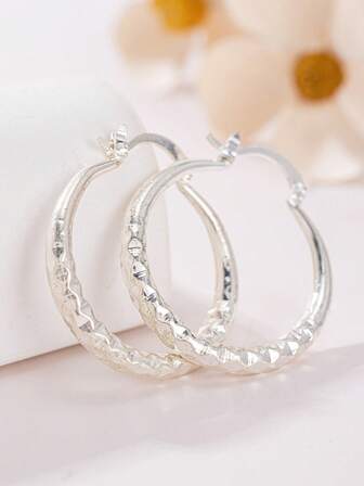 1 par de pendientes elegantes para mujer, adecuados para uso diario, fiestas, regalos para amigos, regalos de Navidad