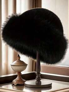 1/2顶新款冬季加绒女帽，秋冬欧美韩风保暖帽，时尚纯色蒙古帽，加厚冬季服饰