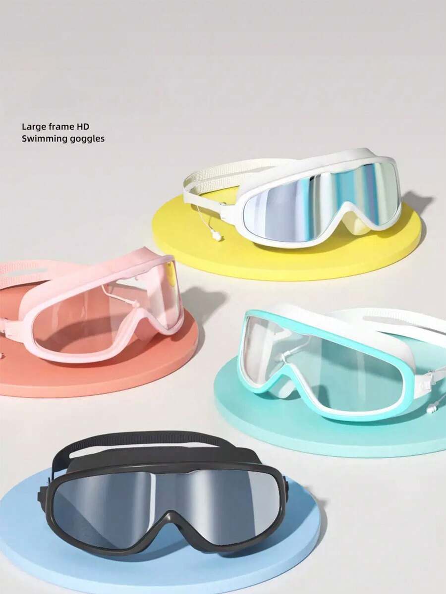 Wide View Anti-Fog UV Protection Leakproof Swimming Goggles For Adults