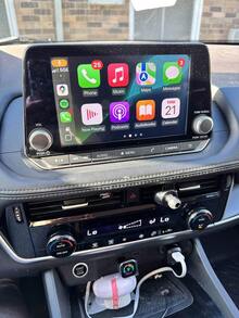 Wireless CarPlay Adapter Compatible With IPhone, 2025 Upgraded Wired To Wireless Compatible With Apple CarPlay, Mini USB Design Car Play Adapter With Type-C Extension, Plug And Play, Stable Connection & No Latency - A - View 4