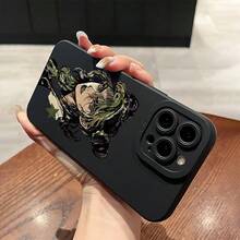 Funda de Teléfono Suave Angel Eyes con Patrón de  de Anime Impresión UV Cubierta Mate de Teléfono Protección Completa de 360 Grados para iPhone 11 12 13 14 Pro Max 15 XR X/XS 7 8 Plus SE Mini para Smartphone - Azul Klein - Ver 8