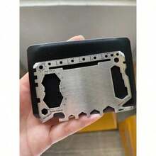 Multifunctional 46 In 1 Tool Card Carry Multi-Purpose Survival Accessories With You Outdoors Gadgets Portable Camping Tool Card - Multicolor - View 3