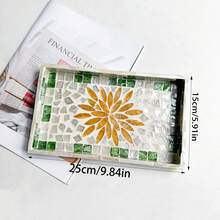 1 chiếc khay trang trí khảm vỏ sò kiểu INS, hình vuông ghép nhiều màu sắc, khảm thủ công. Thích hợp để trang trí bàn cà phê phòng khách, bàn ăn và đựng đồ dùng hàng ngày. Cũng có thể dùng làm quà tặng ngày lễ và trang trí bàn tiệc. Thích hợp để đựng đồ dùng cá nhân, đồ dùng du lịch, đồ dùng học tập, trang trí phòng. - Nhiều màu - Xem 18
