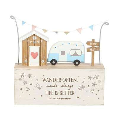 Something Different Wander Often Wooden  Ornament (Multicoloured) - 100% Mixed - (SD9866)
