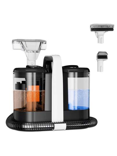 Portable Tapijt Cleaner Machine, Powerful Deep Stain Cleaning Couch, Pets, Car Seats, Upholstery Furniture, Spot Dual Size Brushhead (White), Stofzuiger Cleaner, Carpet/Sofa view 2