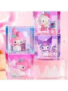 Sanrio 可爱暖心微型盒子 Pro，官方授权，小巧可爱，创意十足，可爱俏皮，非常适合日常搭配装饰，办公室场景中的心情舒畅或有意义的礼物（随机发货 1 件） - 彩色 - 查看 8