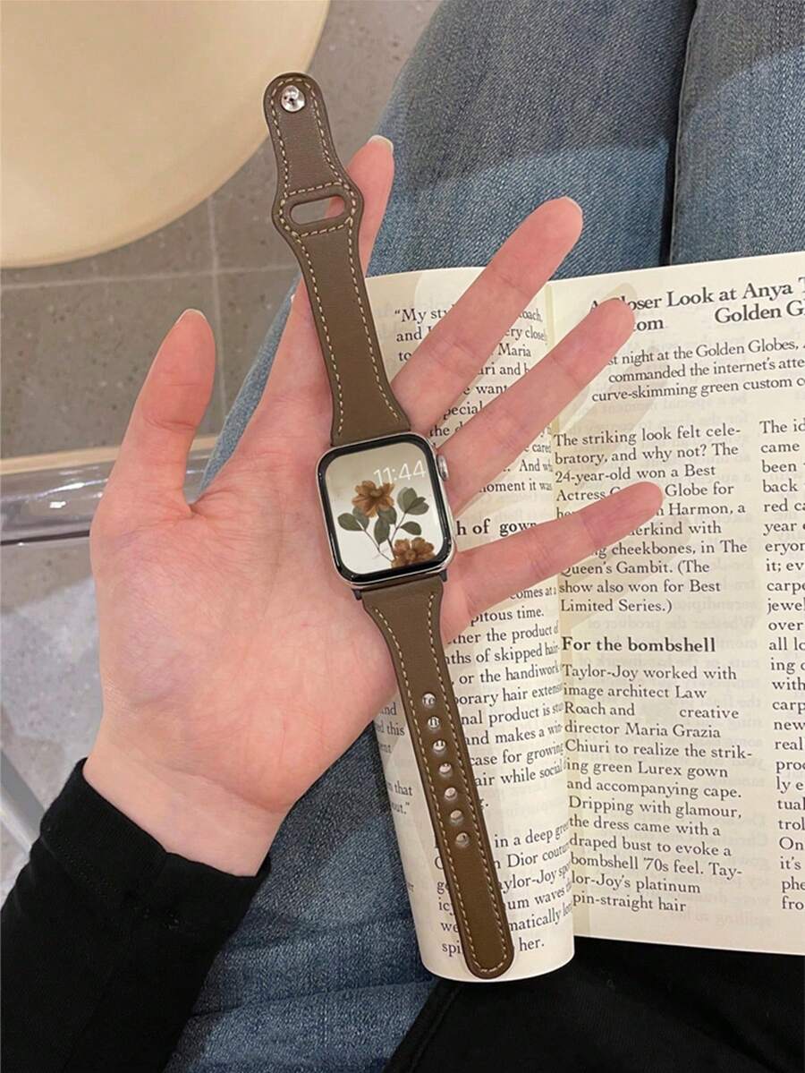 Dây đeo đồng hồ PU cứng cáp, tương thích với Apple Watch 42mm, 38mm, 40mm, 41mm, 44mm, 45mm, 46mm, 49mm, dây đeo thay thế thời trang cho đồng hồ thông minh, phù hợp với các dòng Ultra2, Ultra SE2, SE 11, 10, 9, 8, 7, 6, 5, 4, 3, 2, 1 và nhiều dòng khác, phiên bản dành cho nữ, có thể dùng làm quà tặng nhân dịp tựu trường.