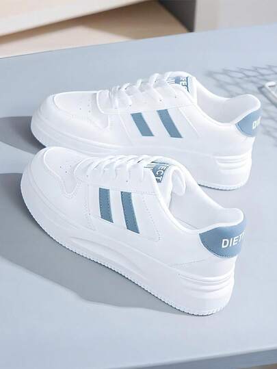 Zapatillas de tenis para mujer, zapatillas deportivas informales para niñas, con un diseño minimalista y versátil adecuado tanto para practicar deporte como para el uso diario. Fabricadas con materiales transpirables para mayor comodidad, con suela antideslizante que garantiza un apoyo segur o en cada paso.