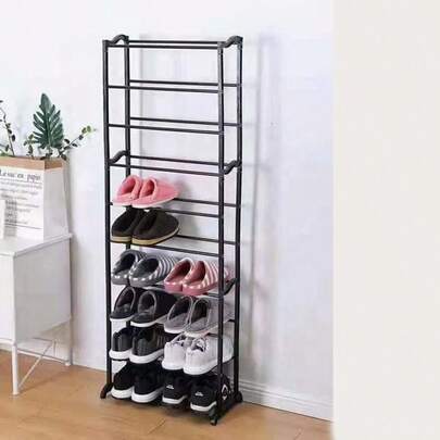 Zapatera De 9 Niveles y 10 Niveles, Organizador De Zapatos, Para 27 Pares, Fácil Armado, Ahorra Espacio