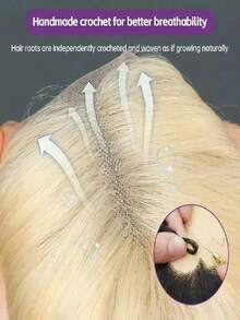 613 13x4 HD Transparent Glueless Wigs Pre Plucked With Baby Hair Deep Wave Lace Front Wigs Human Hair Narural Hairline Brazilian 250 Density Kinky Curly Blonde Colored Human Hair Wig For Women - 金色 - 查看 3