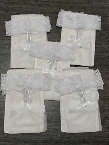 Sexy Lingerie A Lady's Pure Lust Passion Flirting Lace Suspender Straps Integrated Ultra-Thin Hot Temptation Suspenders For Club, Night Out, Dates, Shows, Wedding Night – Cheeky Stockings & Tights Lingerie - White - View 7