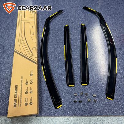 4pcs Wind Deflectors For VW Polo MK4 2002-2009 5 Door Hatchback 9N/9N3 W/ Clips