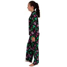 Wicked Pyjamas,  And  Button Front Pyjamas, Girls' Pyjama Sets - Black - View 4