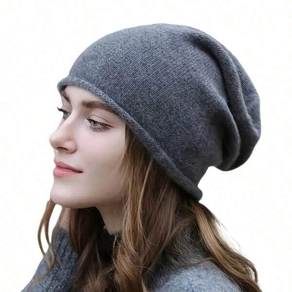 قبعة بينية دافئة للنساء - ناعمة وحارة في الشتاء مع حزام مطاطي، خفيفة الوزن وقابلة للغسل في الغسالة، لون أحادي مناسب للملابس الرسمية والكاجوال - مثالية للخريف والشتاء، أغطية رأس شتوية، تصميم كلاسيكي، بناء متين، أغطية رأس أنيقة