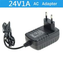 24V 1A 24W Power Adapter Wall Plug Charger 110V-240V To 24 Volt 1A For Security Camera Monitor Scanner TV Box Black Color - EU C Type Plug(220-240V) - View 6
