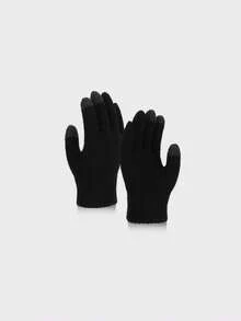 Women's Oversized Shawl Balaclava Hat, Knitted Hat Scarf Set, Solid Color Casual Winter Warm Hat With Pocket, Suitable For Daily, Skiing, Hiking, Vacation - Multicolor - View 12