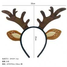 Christmas Headband For Women, Reindeer Antler Costume Headpiece, Elegant Reindeer Costume For Women ,Hair Hair Hoop ,Hairband For Women Hair Accessories