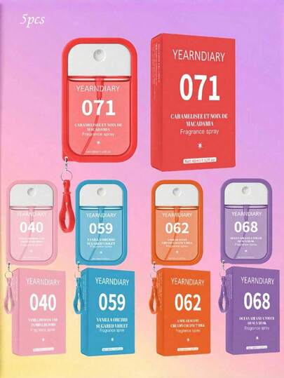 1pc 48ml Brazilian Digital Card Fragrance, Keychain Accessory, Suitable For Portable Use When Going Out, Indoor And Outdoor Air Freshener, Multi-Layer To Enhance The State Of Happiness, Spray And Long-Lasting Natural Freshness, Charming Essential, Release Elegant Rio De Janeiro Vanilla, Coconut, Floral, Fruit, Citrus, Wood, Aquatic,