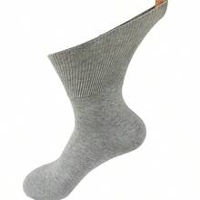 Thick Elderly Wide Rib Socks, Soft Cotton Fabric Compression Socks, Caring Socks - Multicolor - View 6