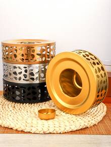 قطعة واحدة من دفاية إبريق الشاي، دفاية من الفولاذ المقاوم للصدأ، لوازم فن الشاي الراقية، هدية مثالية، من الفولاذ المقاوم للصدأ السميك، متينة وطويلة الأمد، طقم شاي من الفولاذ المقاوم للصدأ، دفاية الشاي، تشمل حامل شمعة صغير وموقد، سخان إبريق الشاي المعدني، حامل شمعة من الفولاذ المقاوم للصدأ. مناسب لإبريق الشاي الزجاجي، وإبريق الشاي الفولاذي، وإبريق الشاي الخزفي، وغيرها من الحاويات المقاومة للحرارة. يستخدم لتسخين الشاي والقهوة والحليب. دفاية إبريق الشاي عالمية.