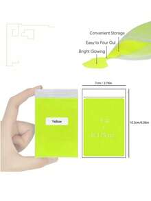 12 Colors/6 Colors 5g Each Glow Powder, DIY Epoxy Resin Kit - Shiny Glowing Effect, Suitable For Handmade Jewelry And Crafts | No Power Needed | Luminous Formula | Epoxy Resin Dye. Glow Powder Resin Dye, And Long-Lasting For Art, DIY Nail Art, Epoxy Resin Pigment, DIY Crafts And Theme Parties - Multicolor - View 5