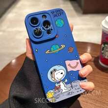 Cute Anime Phone Case 16 15 14 13 12 11 Pro X XR XSMAX 8 Plus Soft Silicone Cover With Hand Strap