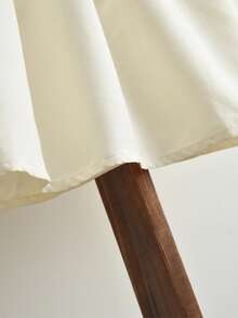 Váy dài tay nơ xinh xắn cho bé gái mùa thu thời trang thường ngày quần áo mùa xuân cho bé gái - Màu be - Xem 7