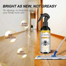 JAYSUING Ultimate Wood Floor Cleaner & Polish - Powerful Stain & Grime Remover For Tiles, Laminate, Vinyl, 120ml Solution - Adds Brilliant Shine, Streak-Free,Gifts For Men And Women Suitable For Valentine's Day, New Year's Day, Birthdays, Weddings, And Parties,Kitchen,Bathroom,Home,Room,Quick Ship Items,Free Shipping - màu đen - Xem 6
