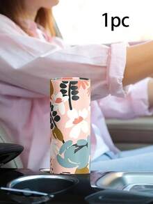 4pcs/1pc Car Tissue Box, Compact Round Car Paper Towel Holder, Floral Pattern, Easy To Use Car Tissue Dispenser - Multicolor - View 14
