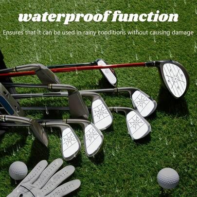 20 sztuk naklejek z efektem uderzeniowym do golfa – matowe niebieskie naklejki z tarczami na kije i żelazka, materiał papierowy, jednorazowy przyrząd do trenowania zamachu, odpowiedni do analizy ruchu zamachu i poprawy punktu kontaktu, doskonalenia techniki gry w golfa, odpowiedni do driverów, żelazek i putterów, usprawnienia treningu golfowego, niezbędny dla miłośników golfa, naklejki z efektem uderzeniowym do golfa, naklejki z tarczami na żelazka golfowe, przyrząd do trenowania zamachu, idealny prezent dla miłośników golfa