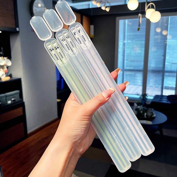 Jokipvy زوج من عيدان الأكل بتصميم الباندا مع صندوق تخزين، عيدان أكل السوشي مصنوعة من PPS و PET والألياف الزجاجية، مناسبة كهدايا لحفلات العطلات والأعراس والفنادق والمطاعم