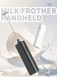 CLITON 1pc, Requires 2 AA Batteries, Powerful Electric Milk Frother, Mini Milk Frother, Battery Powered (Batteries Not Included), Drink Mixer, Handheld Electric Milk Frother, Can Produce Rich And Creamy Milk Foam, Suitable For Matcha, Latte, Cappuccino, Hot Chocolate, Coffee And Other Beverages. - Multicolor - View 10