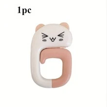 1 Pink Handbag Hook, Cute Cat Handbag Hook - Foldable Plastic Hook, Suitable For Wallets, Jackets, Desks, School Accessories, Interesting Design, Can Be Used To Hang Decorative Desk Bags, Wall Hanging - Hồng - Xem 8