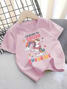 Young Girls T-Shirts - Pink - View 1