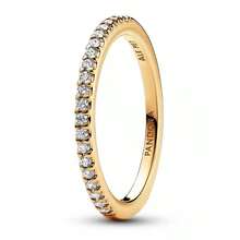 Cubic Zirconia Band Ring |  | Women Bangles - 無色 - 查看 3