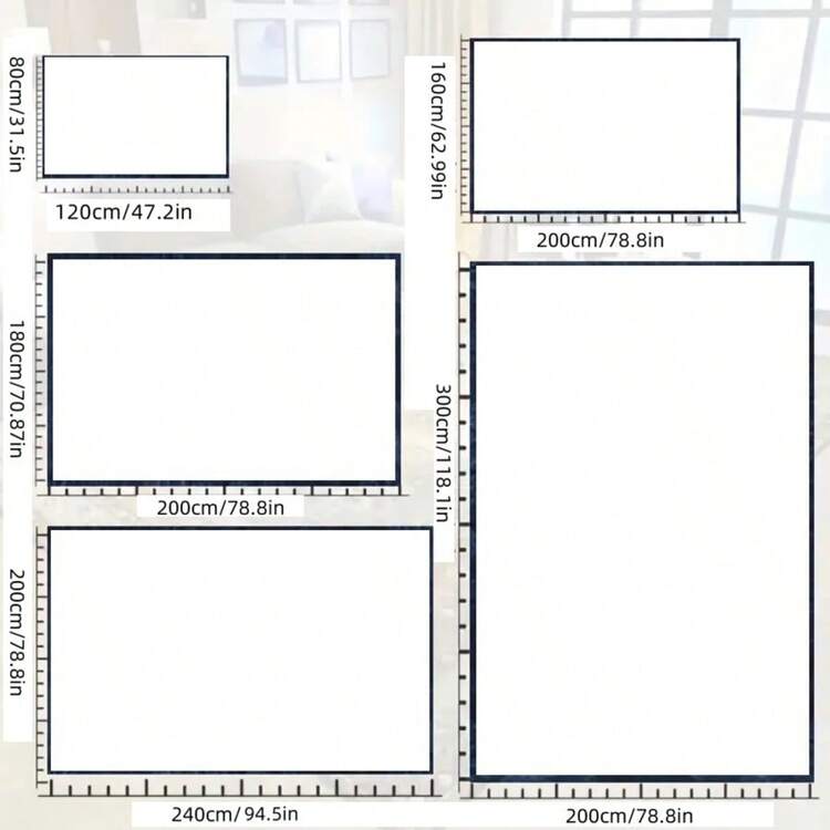 大型高級ベルベットエリアマット - 超ソフト、滑り止め、洗濯機洗い可能、リビング、寝室、オフィスの装飾に - ヴィンテージスタイルのホームマット、グラデーションデザイン、ライトグレーからダークグレー、ふわふわの質感、居心地の良い空間に最適、クリスマスの装飾、キッチンラグ - マルチカラー - 見る 4