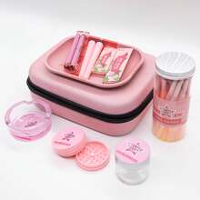 EVA材质吸烟配件套装，包含卷烟纸、烟灰缸、研磨器、储物罐、烟嘴、吸烟托盘、卷烟器等。家用及户外携带皆宜，是生日、节日、情人节的理想礼物。 - 彩色 - 查看 2